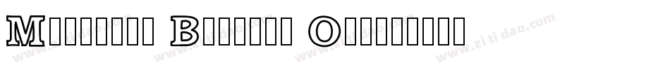 Monotype Bookman Old字体转换